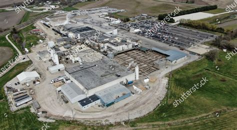 Aerial Photo Made Drone Shows Tyson Foods Editorial Stock Photo Stock