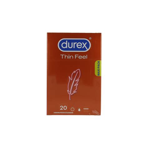 Durex Thin Feel Preservatifs 20 Préservatifs Pharmacodel