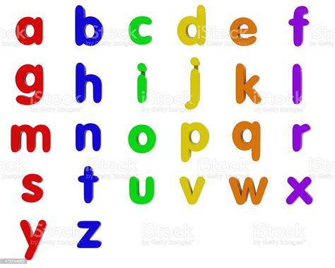 Fridge Magnet Lowercase Alphabet Stock Photo Download Image Now Istock