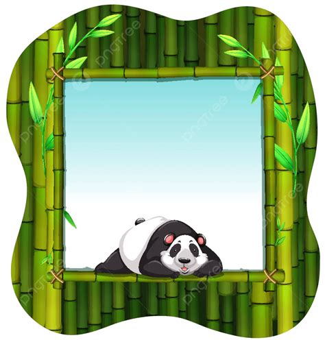 Bamboo Greenery Panda Clipart Vector Greenery Panda Clipart Png And
