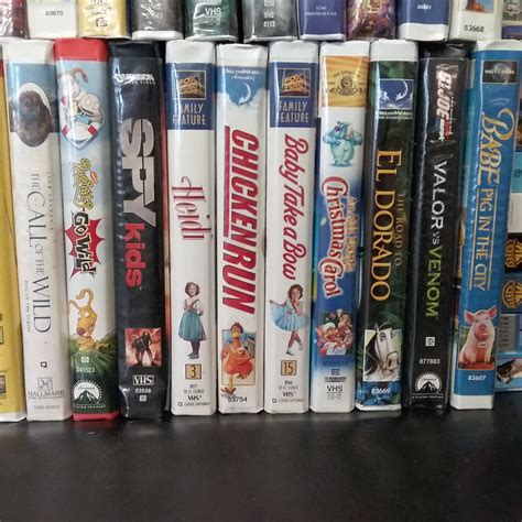 Lot Detail Huge Collection Of Kids Vhs Movies 50
