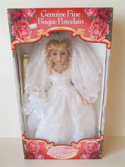 Collector S Choice Genuine Fine Bisque Porcelain Bride Doll Bride Dolls Porcelain Dolls Bride