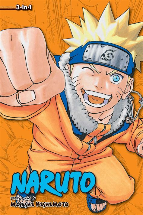 Naruto Manga Collection Three Volumes In One Book Naruto Hobby