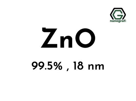 Zinc Oxide Zno Nanopowdernanoparticles