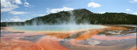 Grand Prismatic Spring Yellowstone National Park Wy 4k Wallpaper
