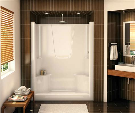 one piece shower stall with ceiling balcony railing designs pictures ideas