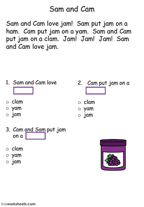 Super Simple Reading Comprehension - Interactive worksheet