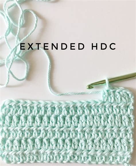 Extended Half Double Crochet Daisy Farm Crafts