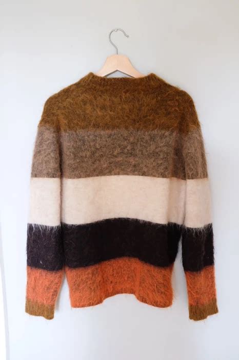 Valentino is the epitome of modern elegance, rooted in a storied italian heritage. Acne Studios Acne Mohair Stripe Sweater Knit Size M $150 ...