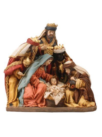 Decoupage Nativity Baubles Piety Stall