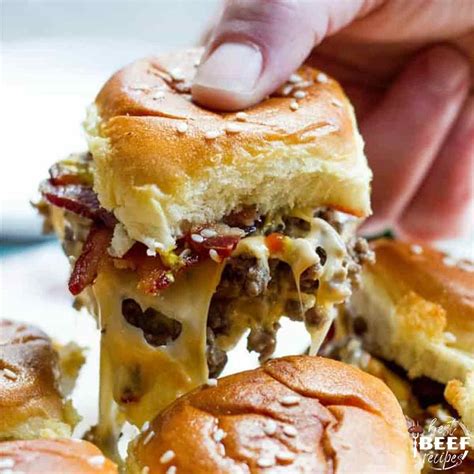 Cheeseburger Sliders EASY Best Beef Recipes