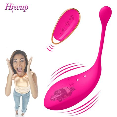 Liquid Silicone Erotic Jump Egg G Spot Vibrator Remote Control Female Clitoral Stimulator
