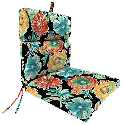 Outdoor 22 X 44 X 4 French Edge Patio Chair Cushion