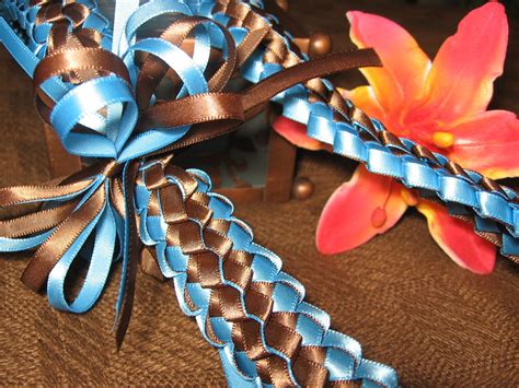 Diy hawaiian ribbon leis diy campbellandkellarteam. Ribbon Lei | Double Braid Ribbon Lei | Graduation leis diy, Hawaiian crafts, Ribbon crafts