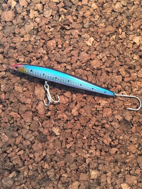 Needlefish Sandeel Plug Lure Striped Bass Blue Fish 34 Oz 5 Free