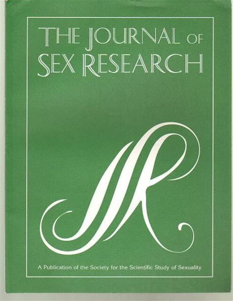 Journal Of Sex Research Vol 35 3 1998 Scholarly Quarterly Ebay