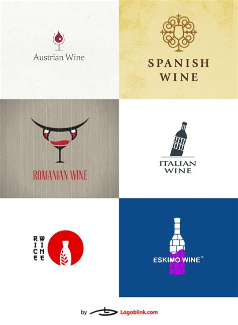 32 Wine Logos Wine Of The World