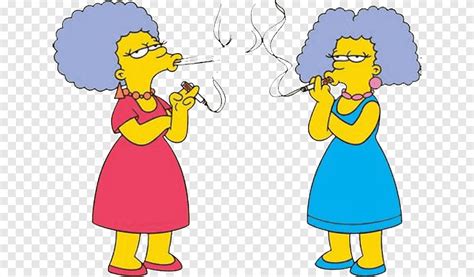 Patty Bouvier Selma Bouvier Marge Simpson Homer Simpson Bart Simpson