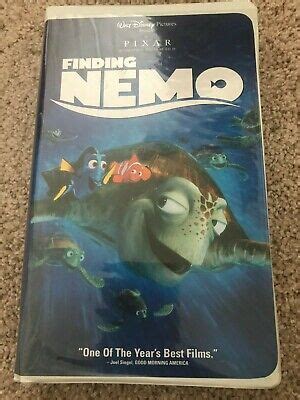 Walt Disney Pictures Pixar FINDING NEMO VHS 2003 Clamshell Case EBay