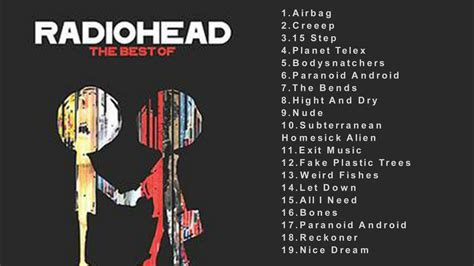 Best Radiohead Songs Radiohead Greatest Hits Full Playlist Youtube