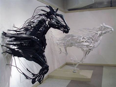 Horses Made From Recycled Materials 💗 Recycle Sculpture Sculptures