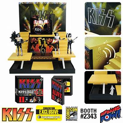 Kiss Alive Stage Action Figures Box Deluxe