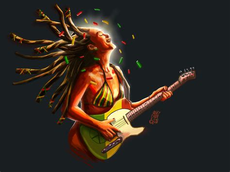 Rasta Color Girl Wallpaper Hd Desktop Wallpapers Reggae Art My Xxx