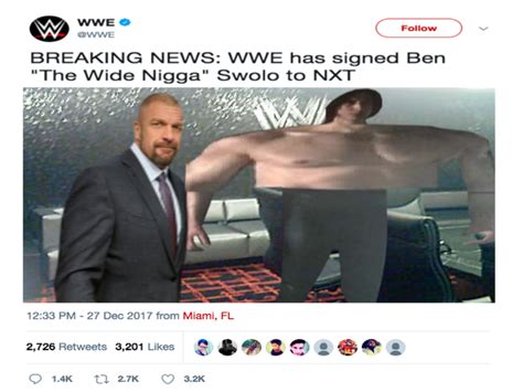 Wwe Ben Swolo Know Your Meme