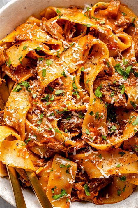 Slowly Braised Lamb Ragu Slow Cooker And Instant Pot Directions