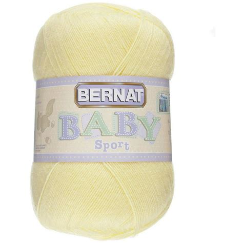 Bernat Baby Sport Yarn Baby Yellow 105oz300g Light Acrylic
