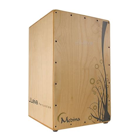 Jleiva Percussion Cajon Medina White Music Store Professional De De