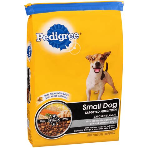 When introducing a new brand of food to your when choosing the best food for small breed puppies, the list of ingredients should be analysed closely. Pedigree Small Breed Kibbles Dry Dog Food - 15 Pound Bag