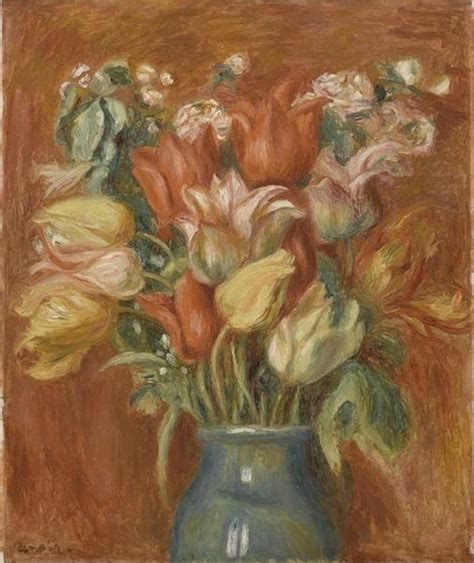 Tulip Bouquet Auguste Renoir Artwork On Useum