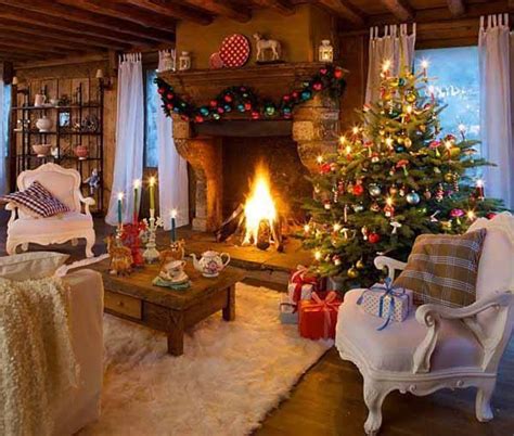 Beautiful And Cozy Christmas Living Room Holiday Decorating Pinterest