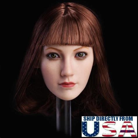 1 6 Female Beauty Head Sculpt For 12 Phicen Tbleague Hot Toys Figure U S A Ebay