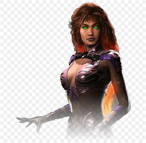 Injustice 2 Injustice Gods Among Us Starfire Red Hood Raven Png