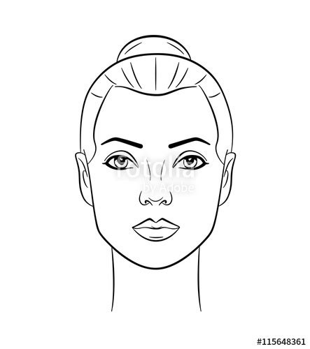Woman Face Line Drawing At Explore Collection Of