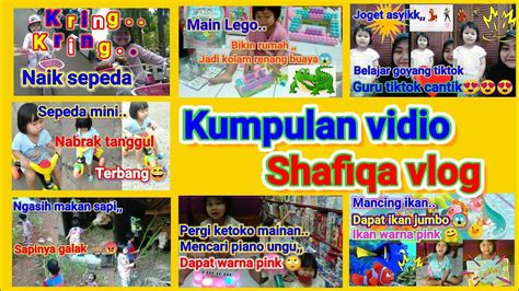 Kumpulan Vidio Permainan Untuk Anak Vlog Shafiqa Youtube