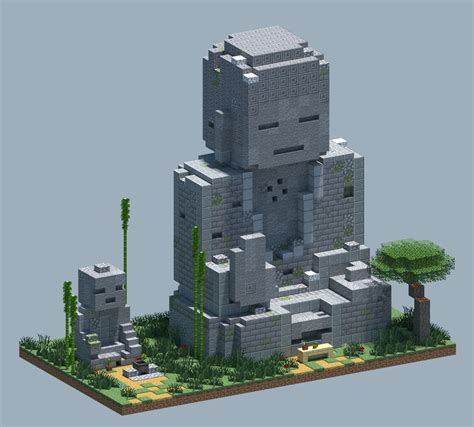 Small Minecraft Statue Schematics