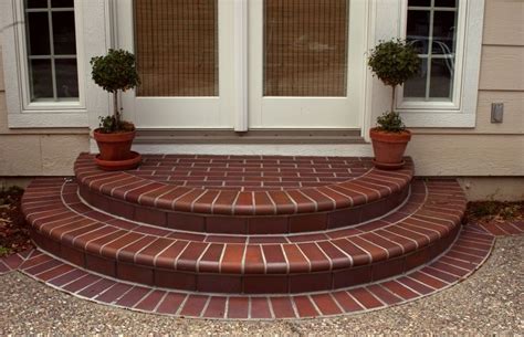 Pattern For Brick Steps On Porch Brick Landing In Running Band