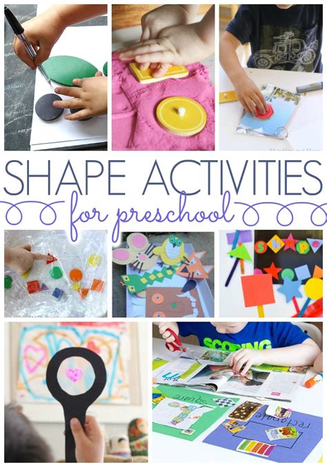 Shapes Activities For Preschoolers Pre K Pages