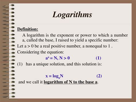 Ppt A History Of Logarithms Powerpoint Presentation Free Download