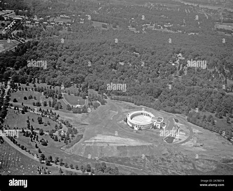 Washington Dc History Arlington National Cemetery Aerial View Ca