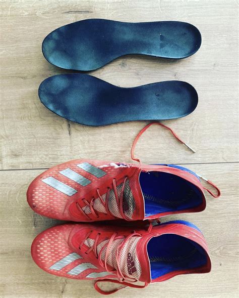 Ch1s Shows Off The Dirty Insoles Of His Adidas Football Boots Male