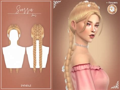 Enriques Hairstyles Sims 4 Hairs