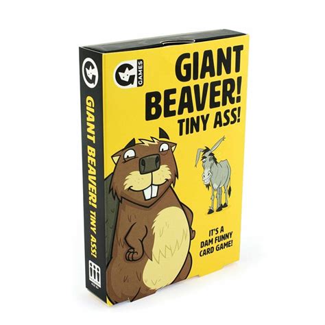 Giant Beaver Tiny Ass Card Game Calendar Store Uk