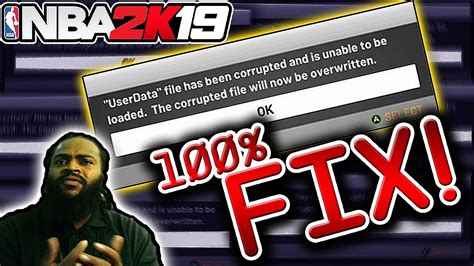 Nba 2k19 My Player Data Corrupted Heres The Fix Must