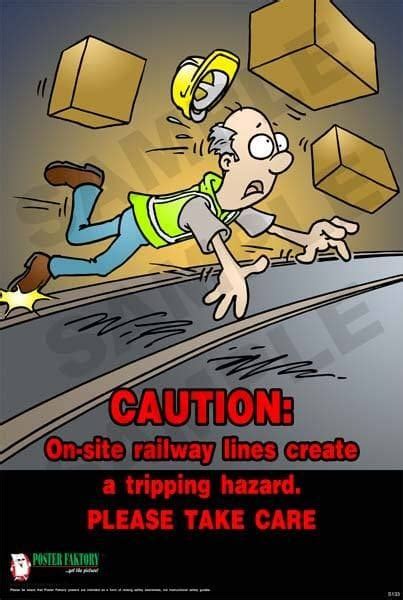 Funny Safety Posters Slips Trips And Falls