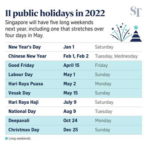 12 Singapore Calendar 2022 With Public Holidays  My Gallery Pics