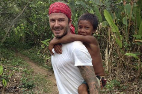 David beckham isn't playing in the fifa world cup 2010 because he is recovering from a ruptured achilles tendon. David Beckham In The Unknown: Becks to meet cannibal tribe ...